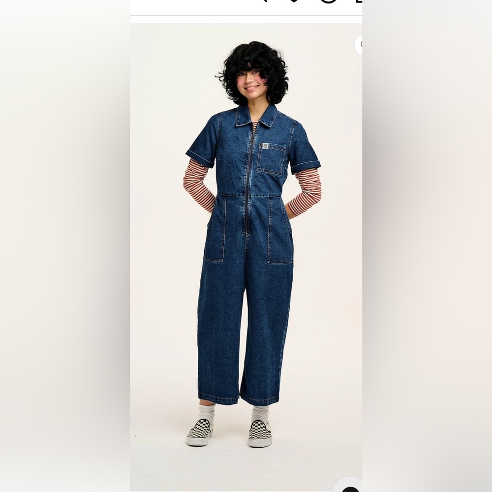 Lucy & Yak Indigo Denim Jumpsuit